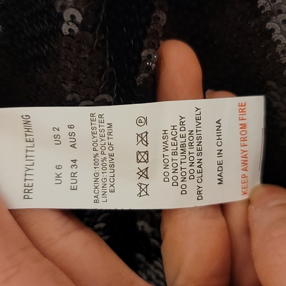 Prettylittlething Mini strapless sequins dress - Picture 17 of 17